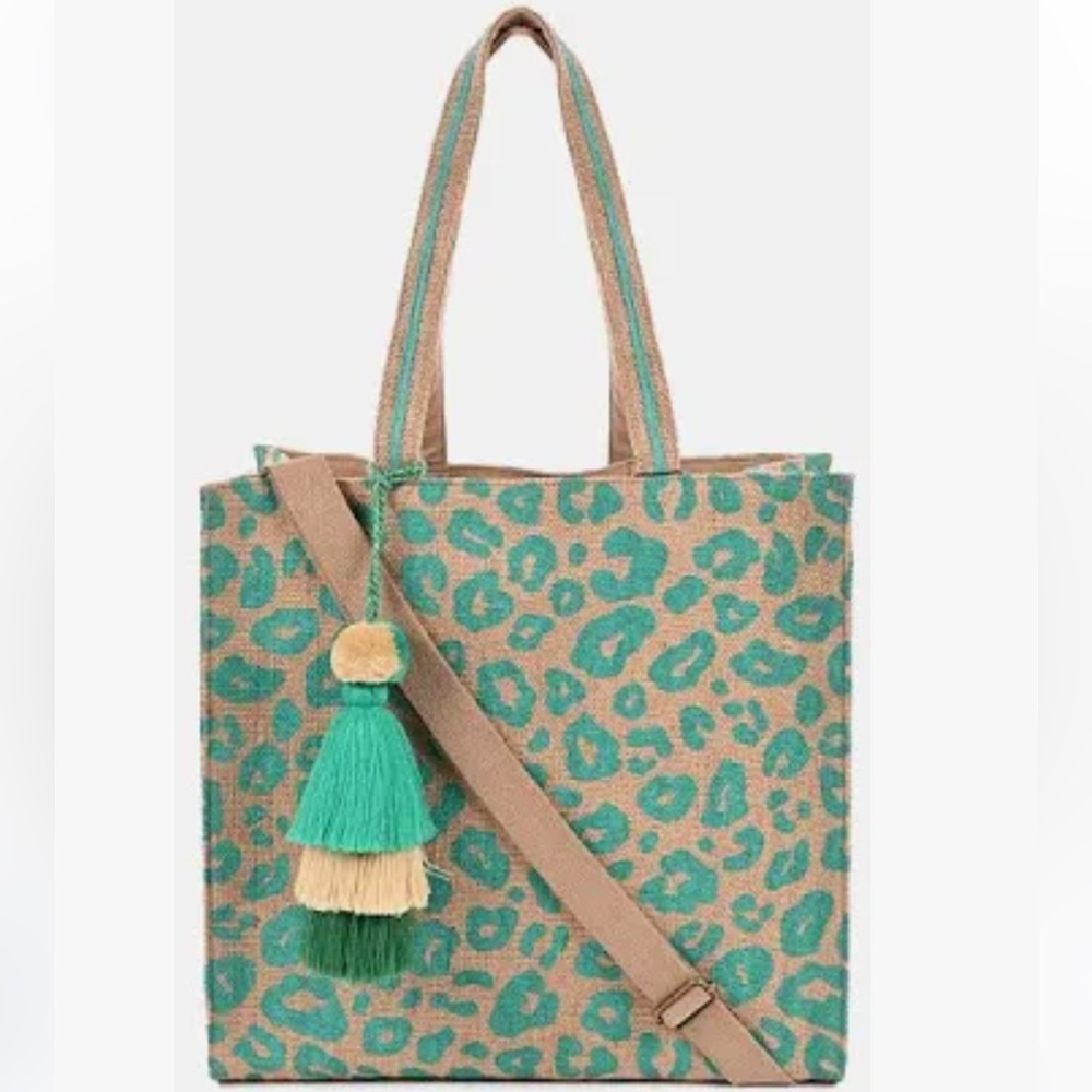 Stylish Leopard Print Tote Bag - 
America &‎ Beyond